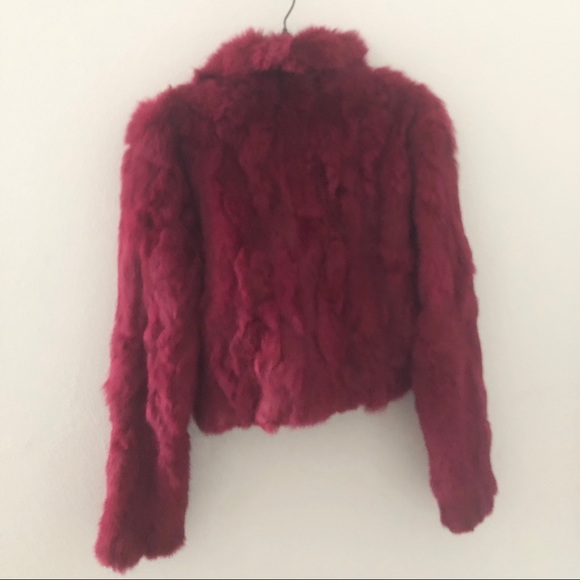 DKNY Rabbit Fur Jacket - Picture 3 of 6
